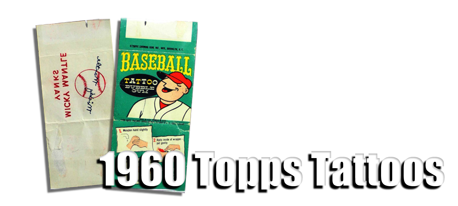 1960 Topps Baseball Tattoos 